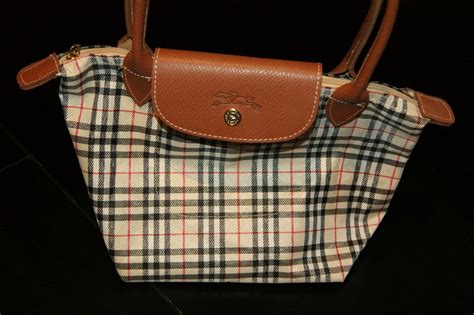 longchamp tasche kariert